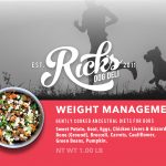 weight management dog food from Rick's Dog Deli