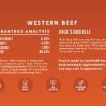 Western Beef Guaranteed Analysis