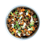 bowl of Prairie Lamb dog food